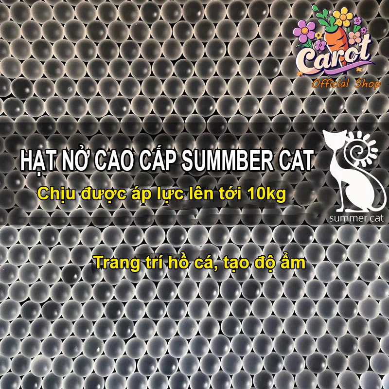 Hạt Nở Siêu Dai Trắng Sữa , Trắng Trong 7.3 – 7.5mm, Độ Đàn Hồi 7kg – 10kg, ảnh 2