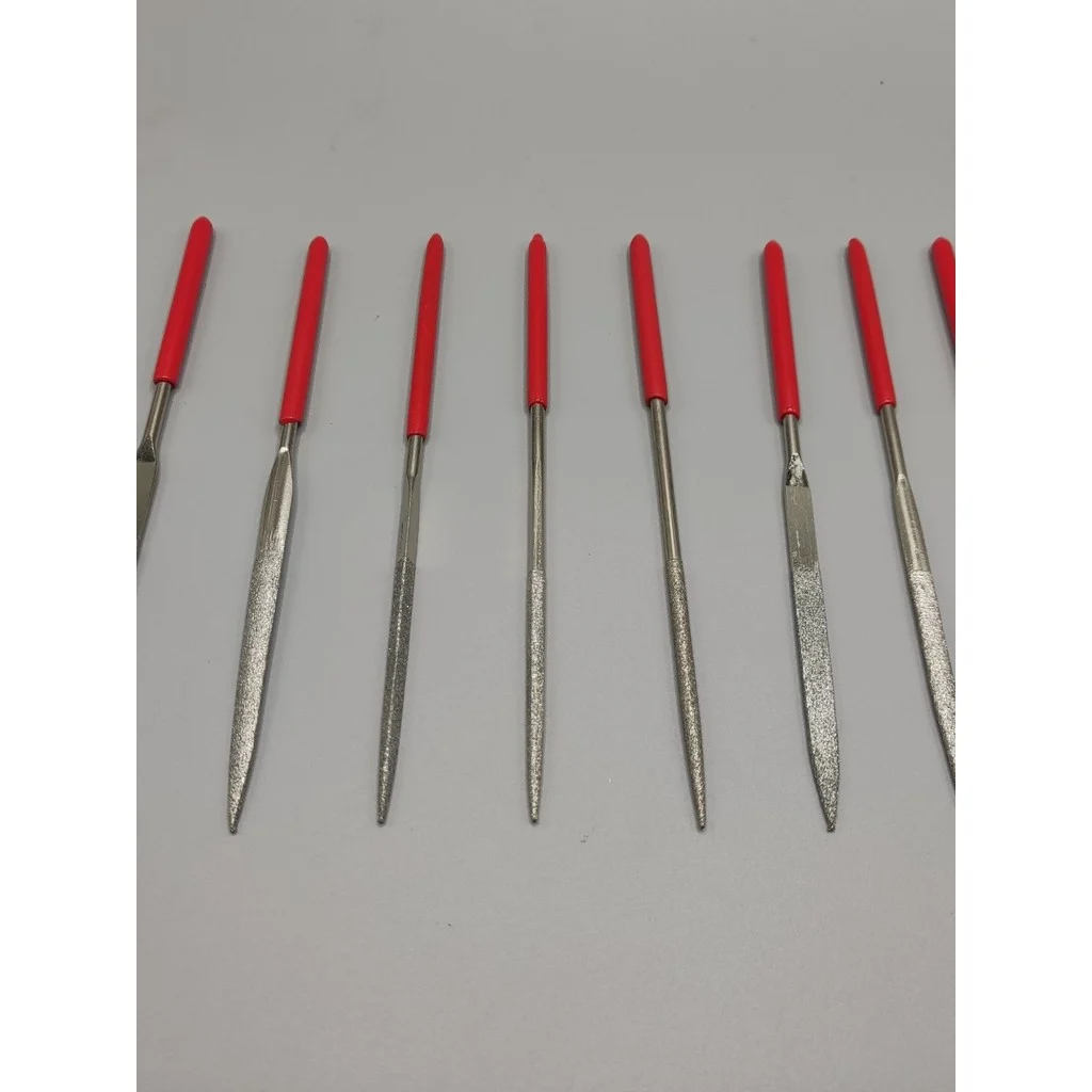 Bộ Dũa Kim Cương Mini 10 Cái Đường Kính 3-4mm Dùng Mài Nhựa, Kim Loại DIY, ảnh 3