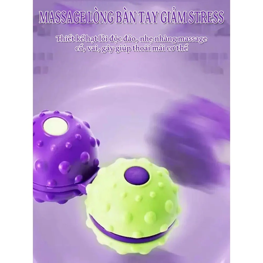 Quả bóng massage spinner thư giản xả stress 3D, ảnh 3