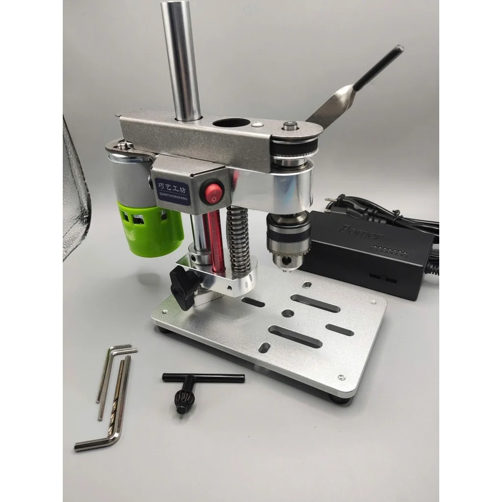 [Hàng Order] Máy Khoan Bàn Mini Nhỏ Gọn DIY Làm Đồ Thủ Công, ảnh 2