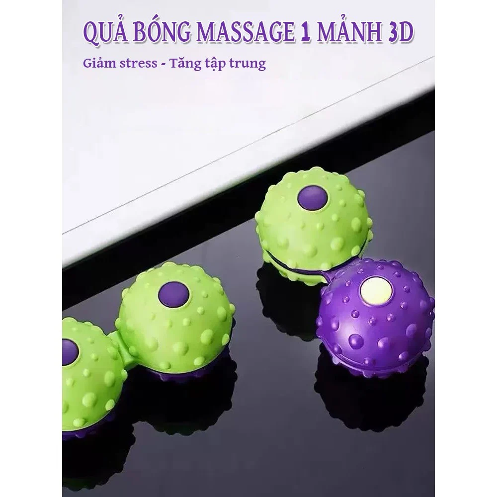 Quả bóng massage spinner thư giản xả stress 3D