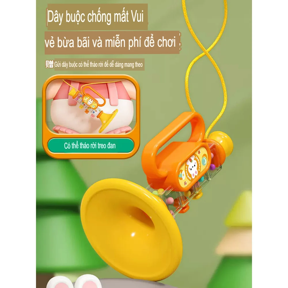Kèn TRUMPET Tập Cơ Miệng Cho Bé – Giúp Bé Chậm Nói Luyện Thở Tăng Dung Tích Phội8, ảnh 6