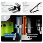 [Hàng Order] Máy Khoan Bàn Mini Nhỏ Gọn DIY Làm Đồ Thủ Công, ảnh 7