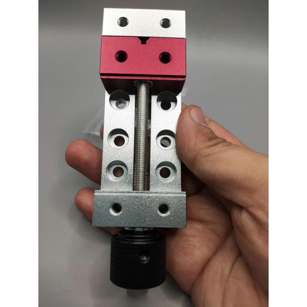 Ê Tô Kẹp Mini DIY Bằng Nhôm CNC Cứng Cáp Kẹp CPU Bảng Mạch Hạt Trang Trí Gia Công Thuận Tiện, ảnh 3