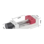Ê Tô Kẹp Mini DIY Bằng Nhôm CNC Cứng Cáp Kẹp CPU Bảng Mạch Hạt Trang Trí Gia Công Thuận Tiện, ảnh 5