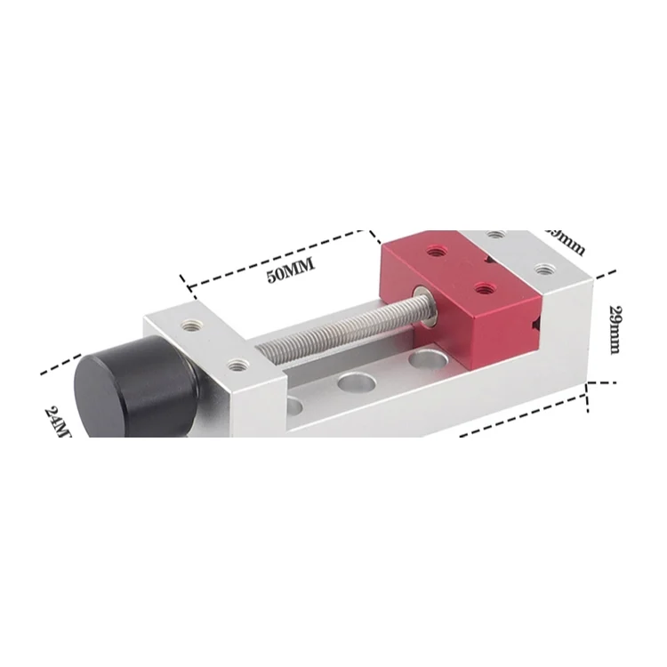Ê Tô Kẹp Mini DIY Bằng Nhôm CNC Cứng Cáp Kẹp CPU Bảng Mạch Hạt Trang Trí Gia Công Thuận Tiện, ảnh 5
