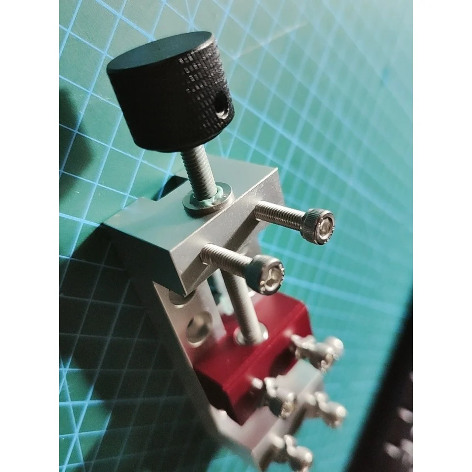 Ê Tô Kẹp Mini DIY Bằng Nhôm CNC Cứng Cáp Kẹp CPU Bảng Mạch Hạt Trang Trí Gia Công Thuận Tiện, ảnh 8