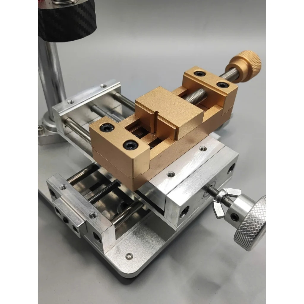 Bàn Trượt XY Kèm Ê-Tô Bằng Nhôm CNC Cứng Cáp Có Tay Quay DIY Thuận Tiện