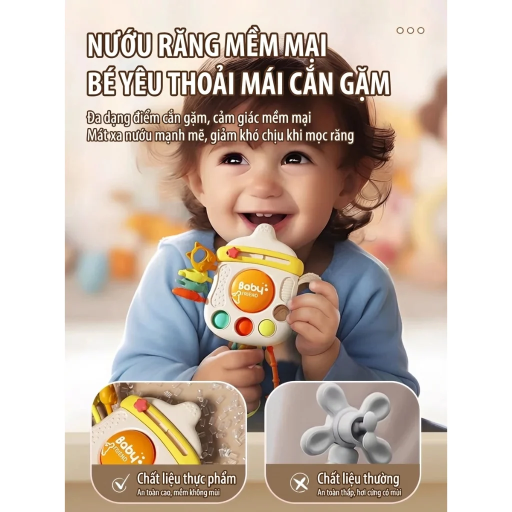 Đồ Chơi Kéo Dạng Bình Sữa, ảnh 2