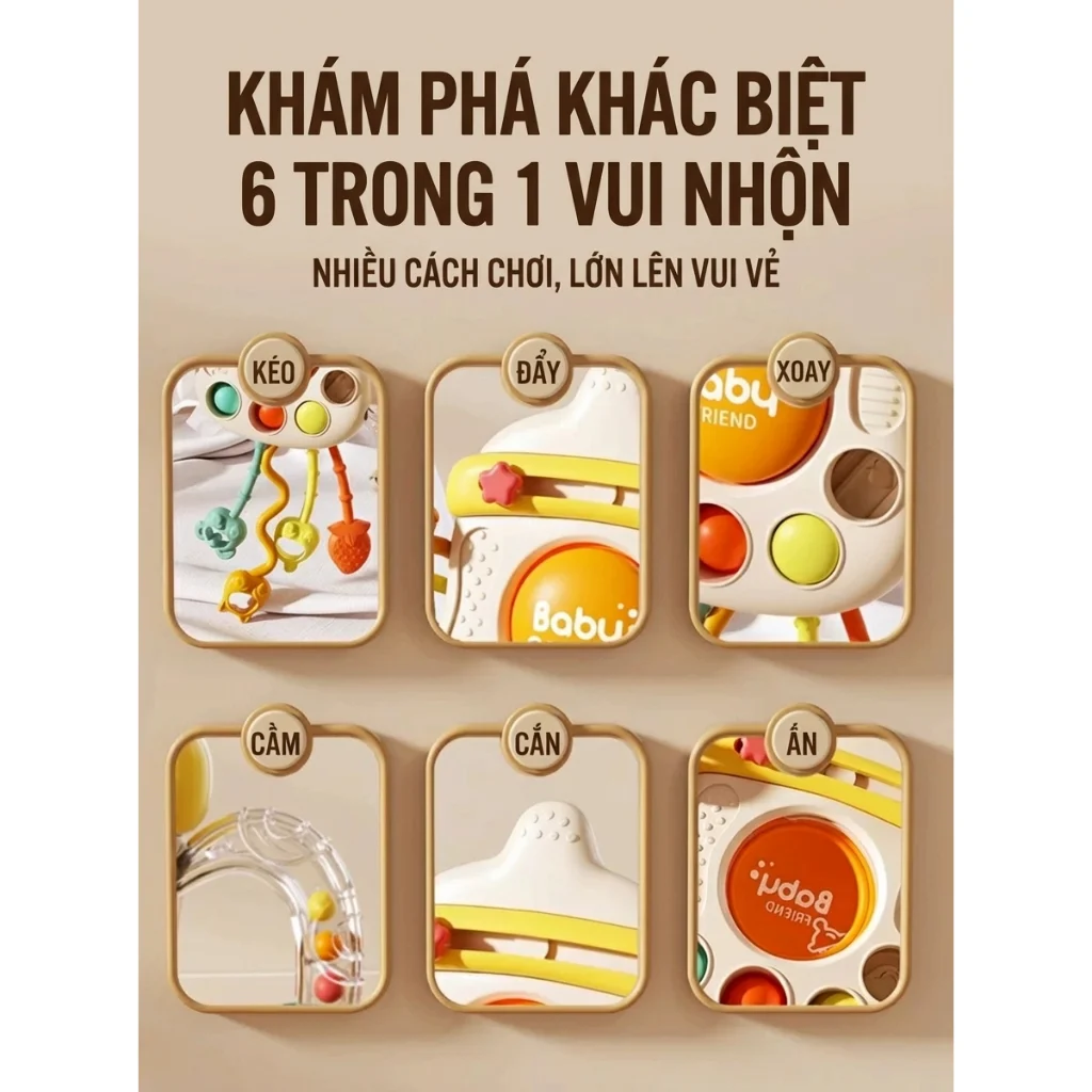 Đồ Chơi Kéo Dạng Bình Sữa, ảnh 3